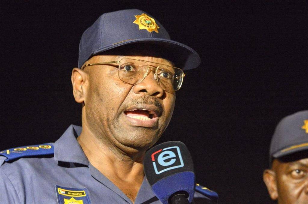Gauteng police commissioner Lieutenant-General Tommy Mthombeni briefed the provincial legislature about the crime stats. Photo by Raymond Morare