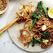  Pad thai jay with lime and sesame