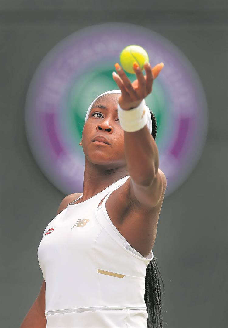 Coco Gauff het in 2019 beïndruk toe sy as 15-jarige die vierde ronde van Wimbledon gehaal het. Sy het vanjaar by die Franse Ope tot in die kwarteindronde gevorder.  Foto: Getty Images