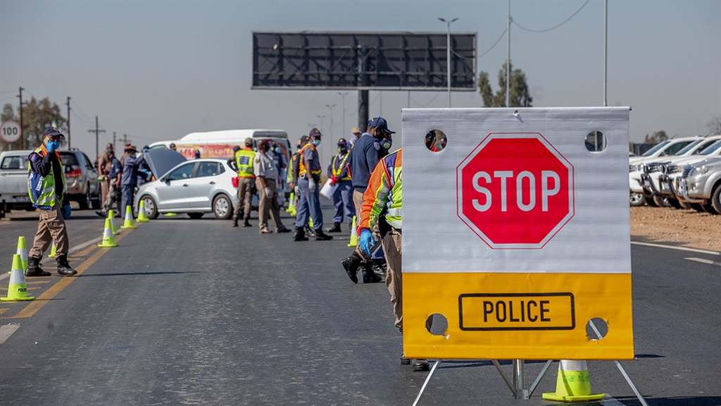 Roadblock Gauteng travel permit