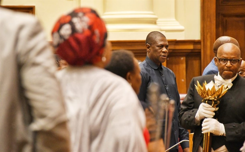 Deputy President Paul Mashatile during his questions and answers session in the National Council of Provinces (NCOP). Photo by GCIS