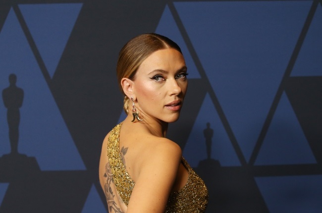 Scarlett Johansson arrives to the Academy of Motion Picture Arts and Sciences' 11th Annual Governors Awards. Photographed by Michael Tran
