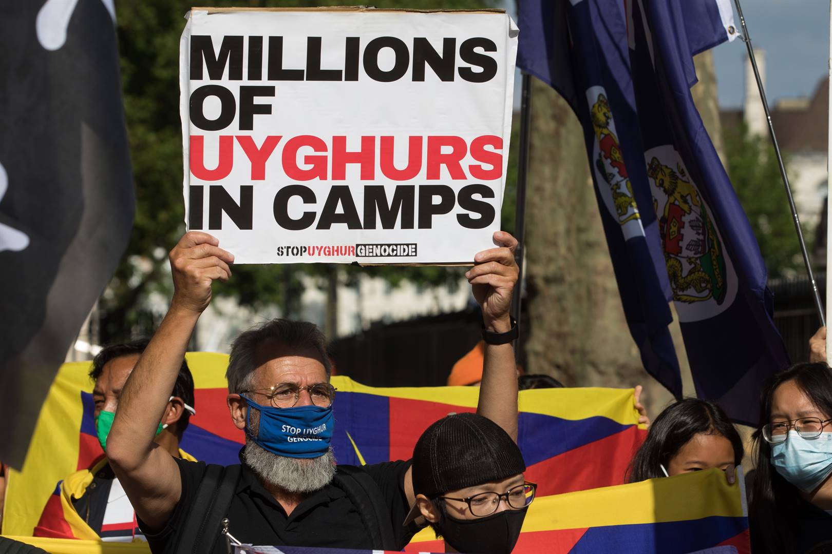 Critics say the human rights abuses against the Uighurs in Xinjiang province in China amount to a silent genocide, but the Chinese government says they are lies and fabrications. Photo: Getty Images