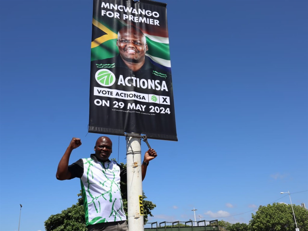 News24 | ActionSA files police report, claims posters were removed around Moses Mabhida Stadium