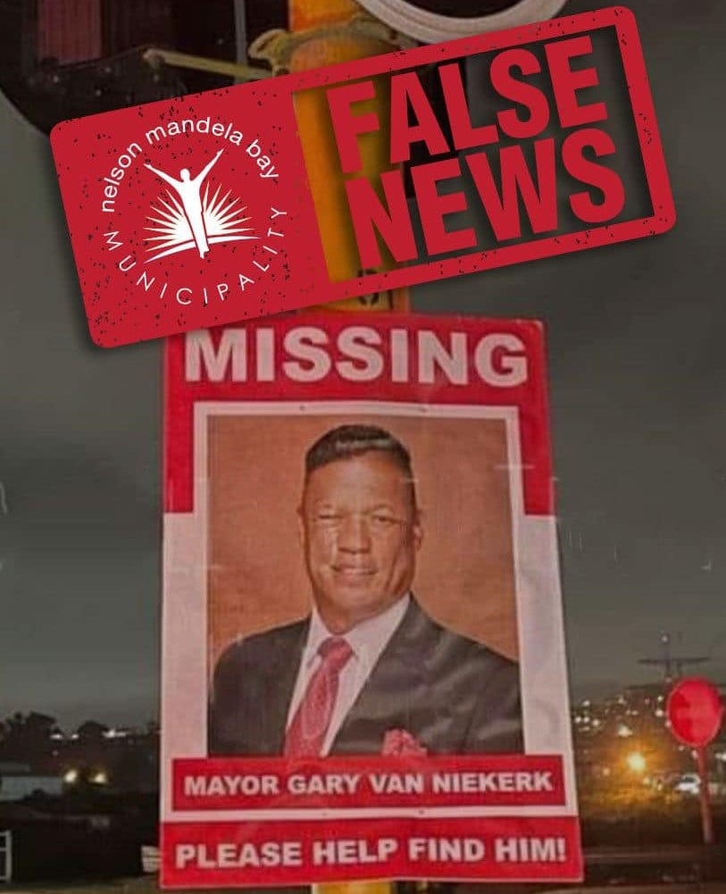 The NMBM has announced that the prank posters put up earlier today are not true.