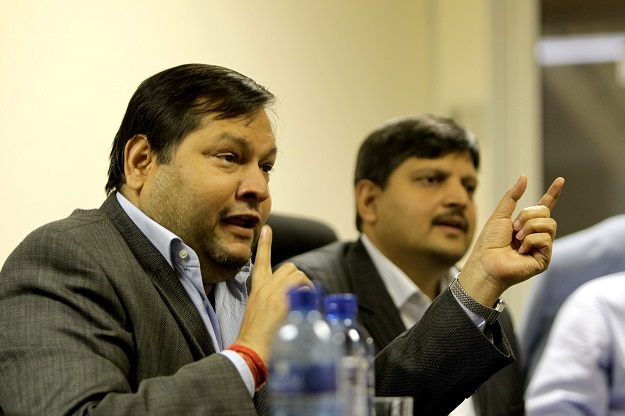 Ajay and Atul Gupta photographed in 2011.