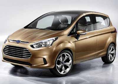 UNIQUE DESIGN: Ford hopes to take own its small car rivals with the launch of its B-Max in 2013
