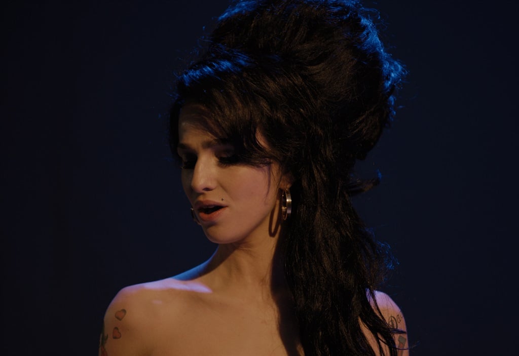 Marisa Abela stars as Amy Winehouse in director Sam Taylor-Johnson's Back to Black. (Courtesy of Dean Rogers/Focus features)