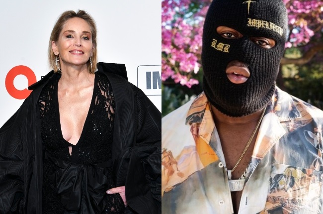 Hollywood star Sharon Stone has been romantically linked to rapper RMR. (PHOTO: Gallo Images/Getty Images/Instagram_WhatRMR)