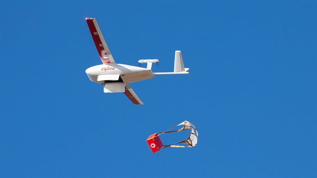 Covid-19 vaccines delivered by drone in South Afri