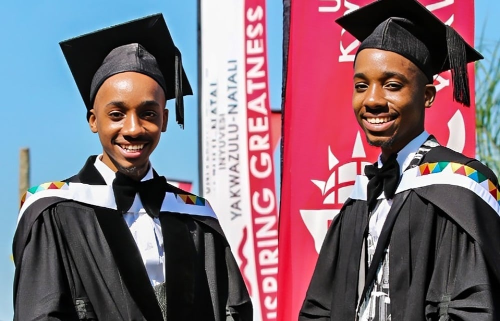 Top Stories Tamfitronics Twins Ziphozonke and Velenkosini Lamula like graduated collectively as doctors at the University of KwaZulu-Natal. (UKZN/Equipped)