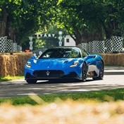 PICS | SA-bound Maserati MC20 takes on Goodwood Festival of Speed's infamous hill