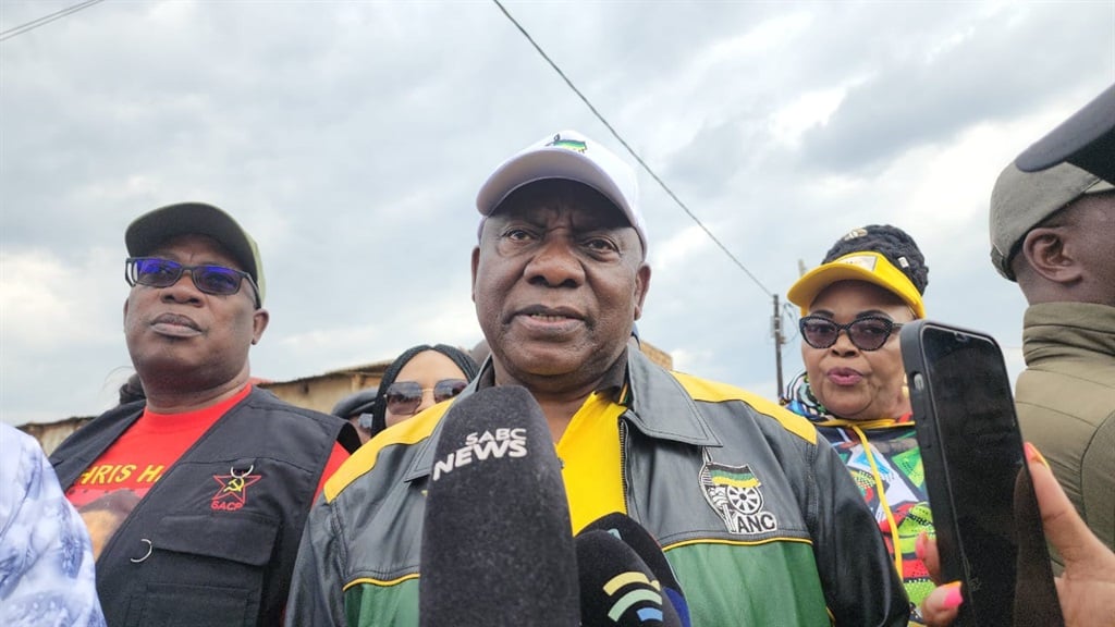 ANC president Cyril Ramaphosa said the Zuma-backed MK Party would have no real impact in KwaZulu-Natal. (Amanda Khoza/News24)
