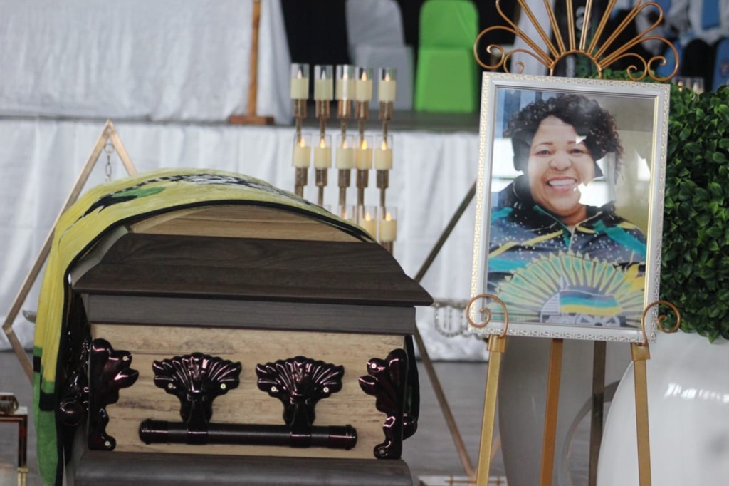 ANC Women's League regional secretary, Suzan Lebeko was laid to rest on Sunday, 14 April. Photo by Joseph Mokoaledi