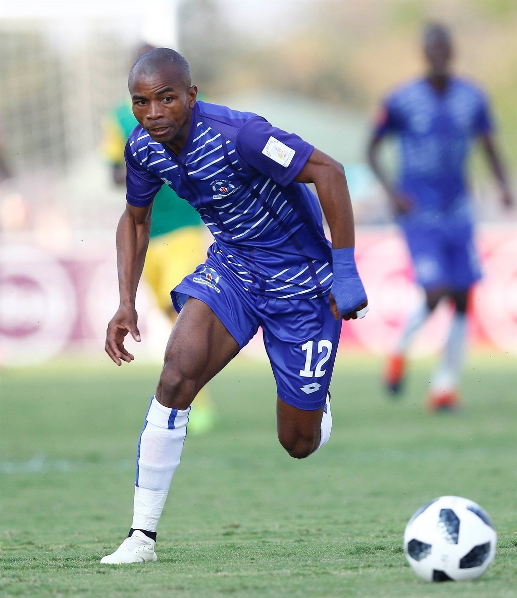 DURBAN, SOUTH AFRICA - AUGUST 04:  Gabriel Nyoni  of Maritzburg United during the Absa Premiership match between Golden Arrows and Maritzburg at Sugar Ray Xulu Stadium on August 04, 2019 in Durban, South Africa. (Photo by Anesh Debiky/Gallo Images)
