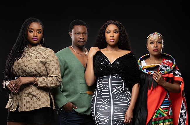 Samkelo Ndlovu, Nhlanhla Kunene, Linda Mtoba and Sindi Dlathu star in BET's upcoming drama series Queendom.
