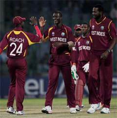 The Windies will look for a repeat of their Dutch win. (AFP)