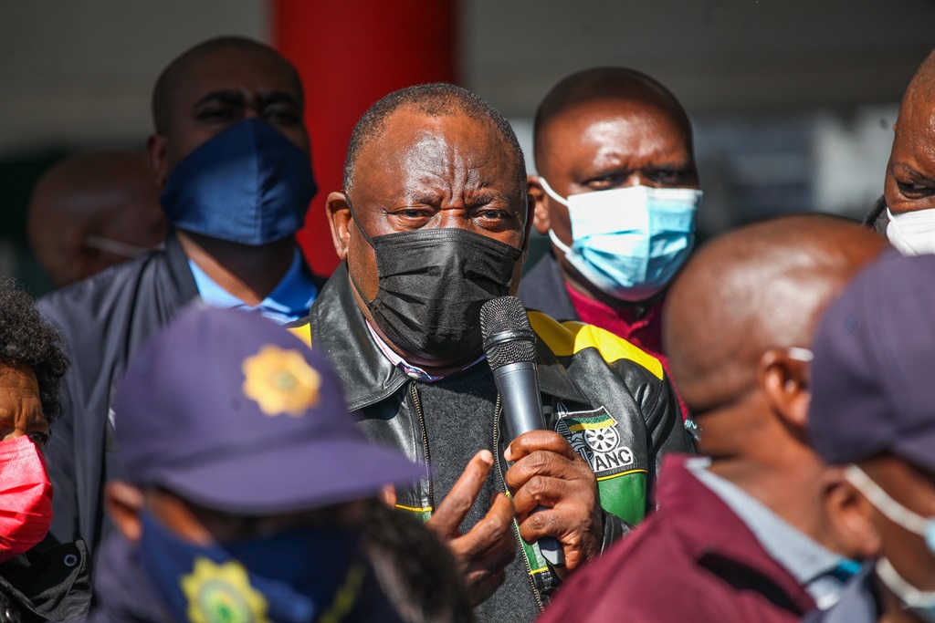 SOWETO, SOUTH AFRICA - JULY 18: President Cyril Ra