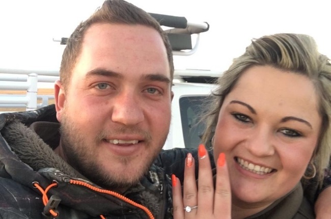 Johandri Pieterse was completely blindsided by her fiancé Willie Myers’ proposal. (Photo: Supplied)