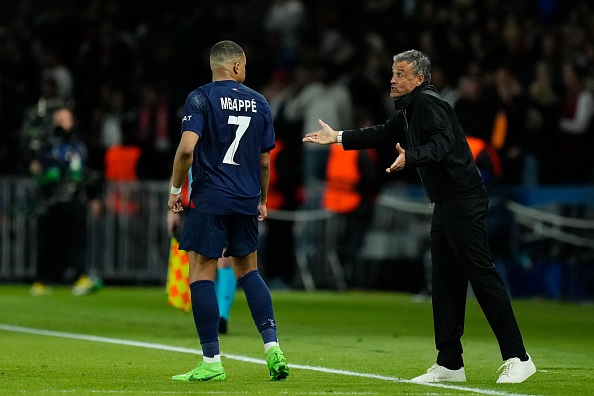 Paris Saint-Germain head coach Luis Enrique has been criticised over his handling of Kylian Mbappe.