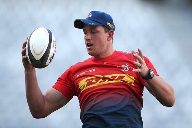 JD Schickerling during a Stormers training session at Cape Town Stadium in 2021. (Shaun Roy/Gallo Images)
