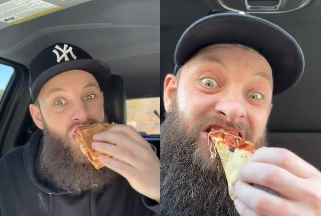 Pizza lover Kenny has been eating his favourite fast-food every day for six years