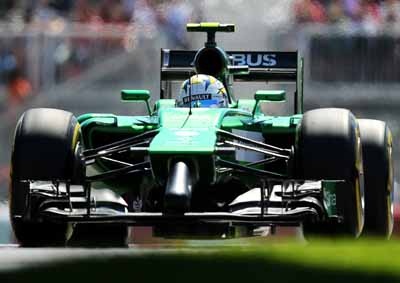 <b>HICCUPS FOR CATERHAM?</b> The Caterham team is facing more trouble, but the F1 team could dodge new legal battles which might not concern it.   <i>Image: AFP / Mathias Kniepeiss</i>