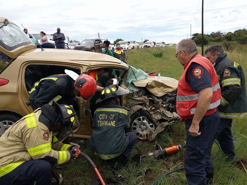 One person has died, and another eight have been injured in an accident in Pretoria on Sunday.
