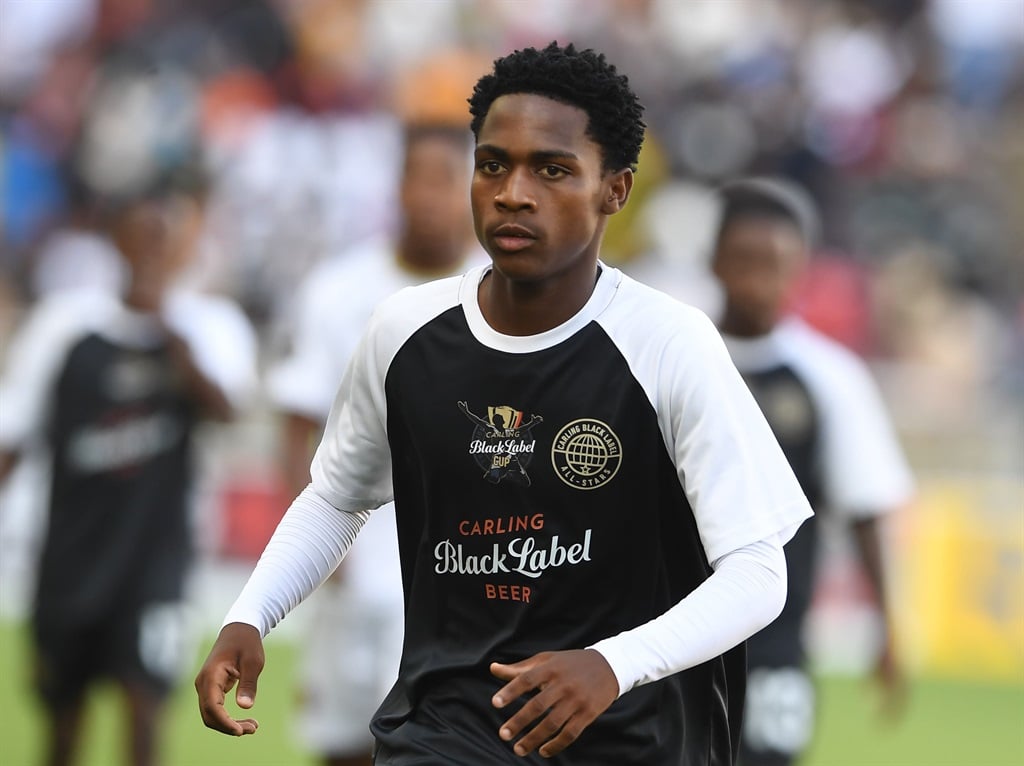 Kaizer Chiefs' rising star Mfundo Vilakazi starred for the Carling All Star XI during the exhibition Carling Black Label Cup match against Stellenbosch, the champions of the Carling Knockout Cup, at Peter Mokaba Stadium in Polokwane, Limpopo, on 6 January 2024 
