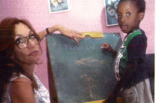 Nkosi Johnson with his adoptive mom, Gail, in their Melville, Johannesburg home. At the time of his death in 2001, the 11-year-old was the longest-surviving child born with HIV in SA.