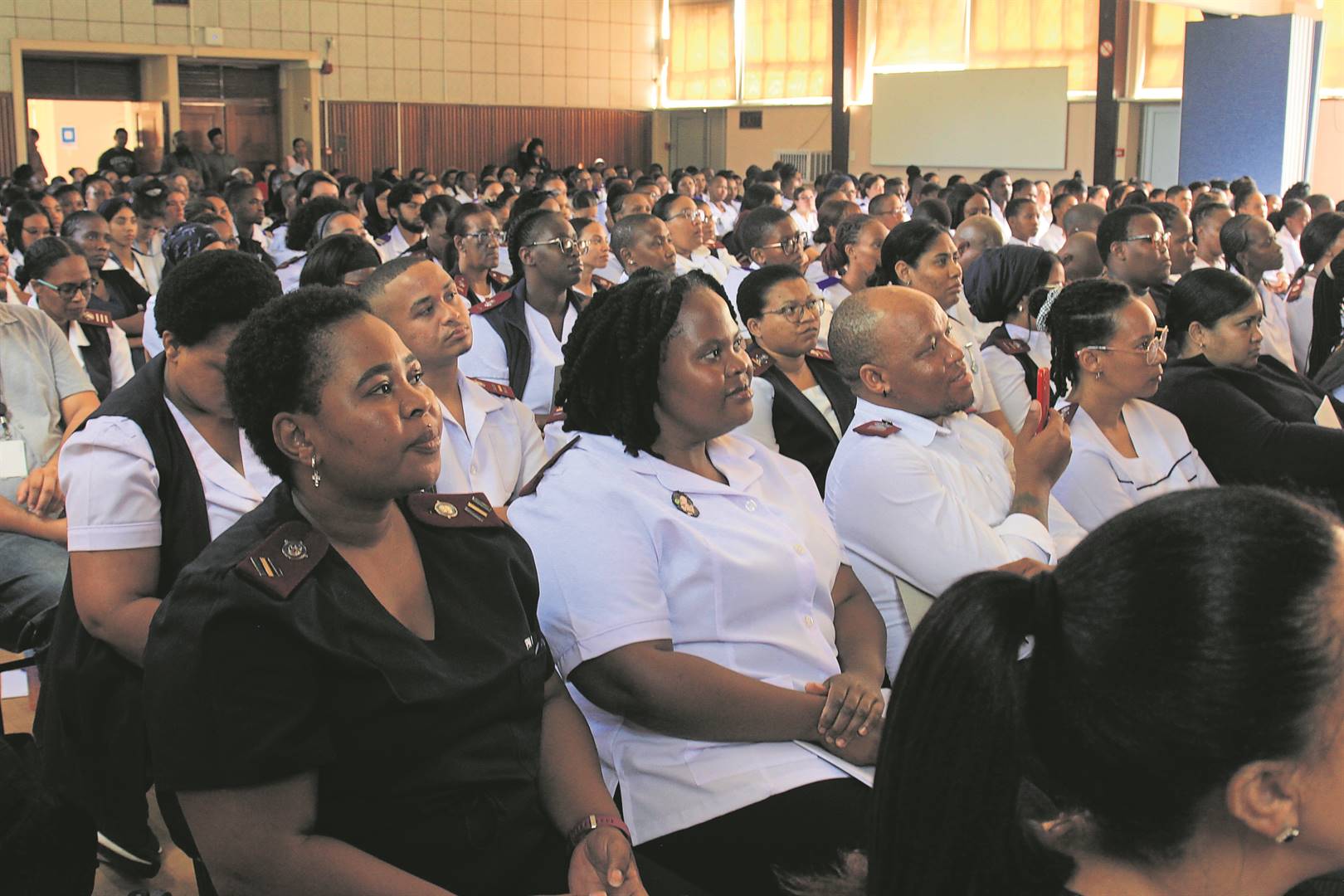 The Western Cape College of Nursing welcomed 300 students to the 2024 academic year. This year the college will offer seven postgraduate diplomas in a variety of specialities. PHOTOS: Samantha Lee-Jacobs