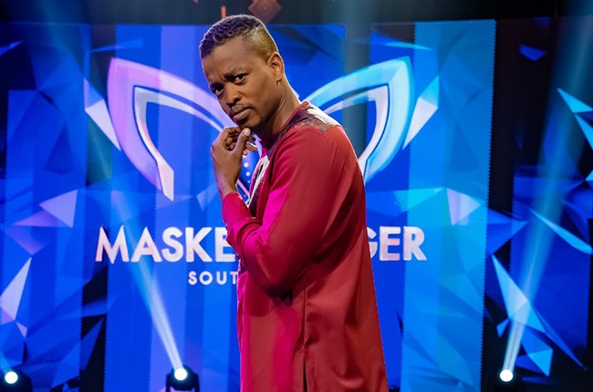 'The Masked Singer' host, Mpho Popps. (Supplied)