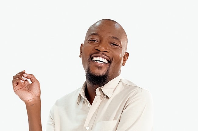 Media personality Moshe Ndiki is the host of Mzansi's rendition of the British cooking competition show Ready Steady Cook.