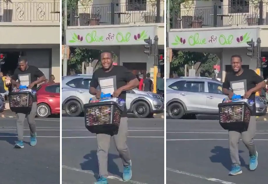 Mbuso Moloi, the alleged 'Mercedes looter', was caught on video carrying goods taken from a Woolworths store in Glenwood, Durban. 