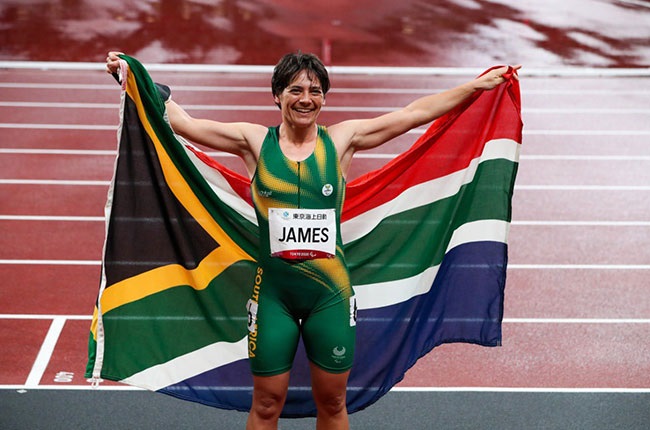 South African Paralympic medallist Sheryl James