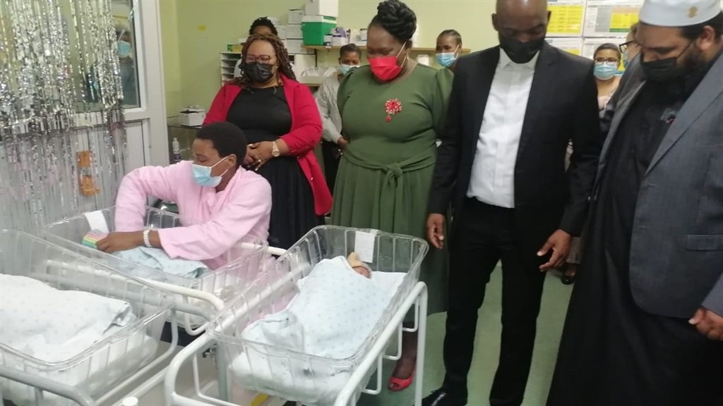 KZN department of health promises mother of triplets a brand new home.
Supplied