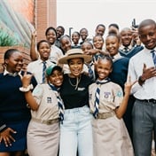 Nomzamo Mbatha unveils R75m school!   
