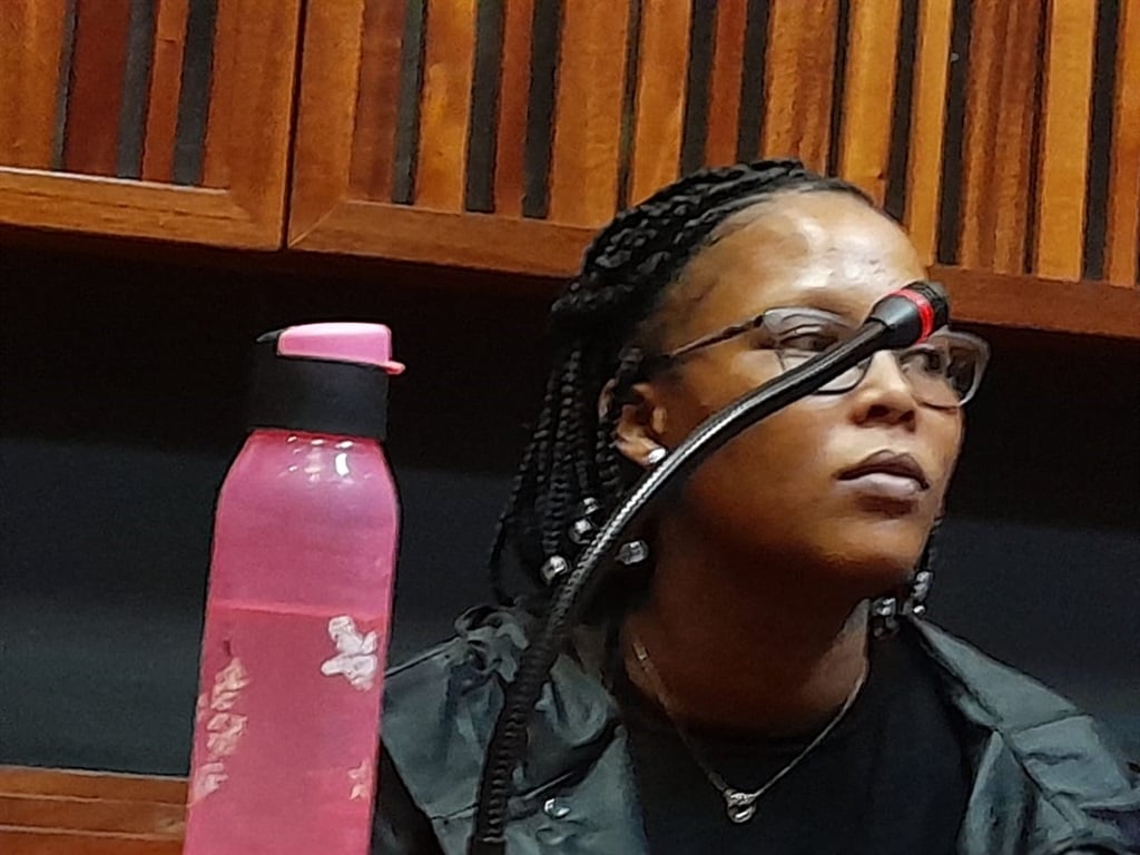 Ex-cop Constable Caylene Whiteboy during her testimony in March. Photo by Happy Mnguni
