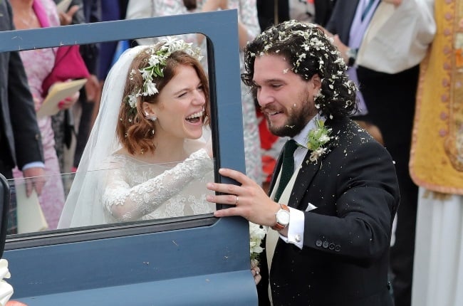 Kit tied the knot with Scottish actress Rose Lesli