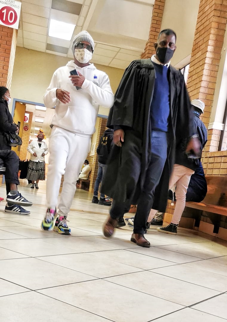 IDOLS SA judge and recently silenced Metro FM DJ Somizi Mhlongo made a brief appearance in the Randburg Magistrates Court today, 12 August.  Photo by Christopher Moagi