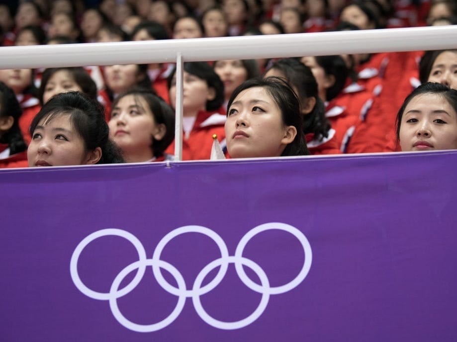 Corea del Norte televisó los Juegos Olímpicos dos días después de que terminaron, mostrando un partido de fútbol silencioso.