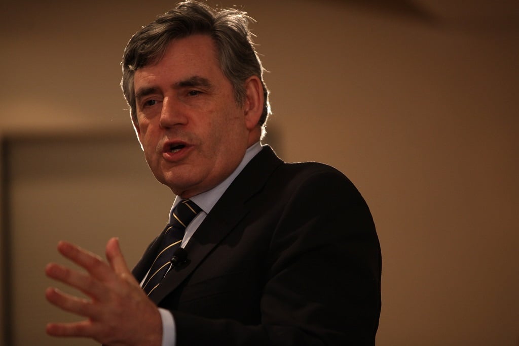 Former UK Prime Minister Gordon Brown (Photo by Gallo Images/Sunday Times/James Oatway)