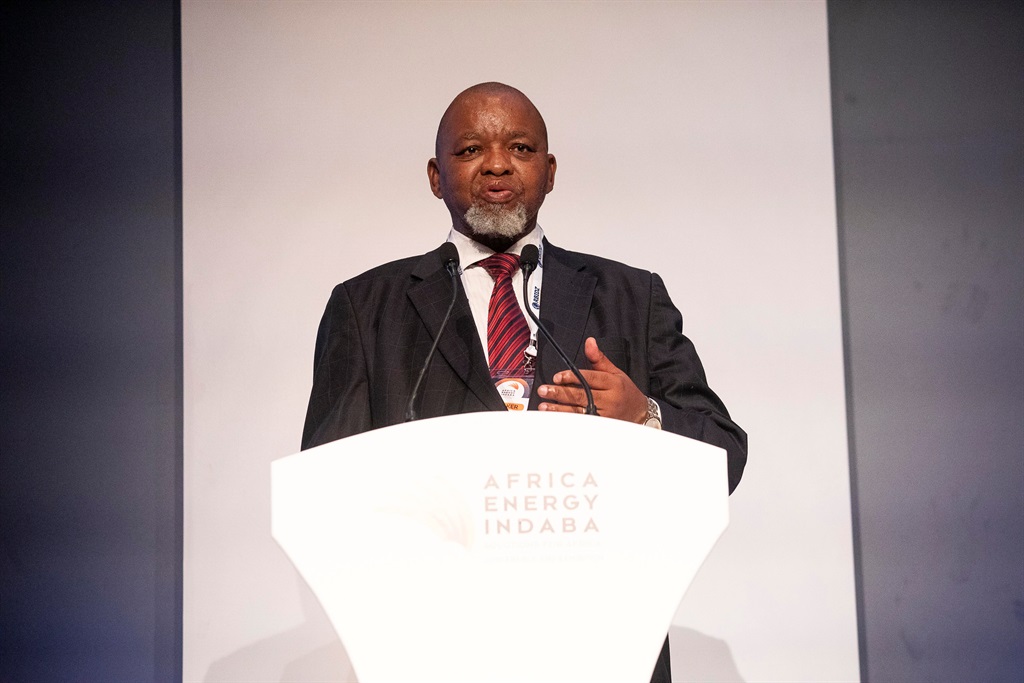Gwede Mantashe, Minister of Mineral Resources and Energy, during the 16th annual Africa Energy Indaba (AEI) at Cape Town International Convention Centre (CTICC) on March 05, 2024 in Cape Town, South Africa. (Gallo Images/ER Lombard)