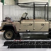 A Land Rover powered by solar - just another day in a Stellenbosch workshop
