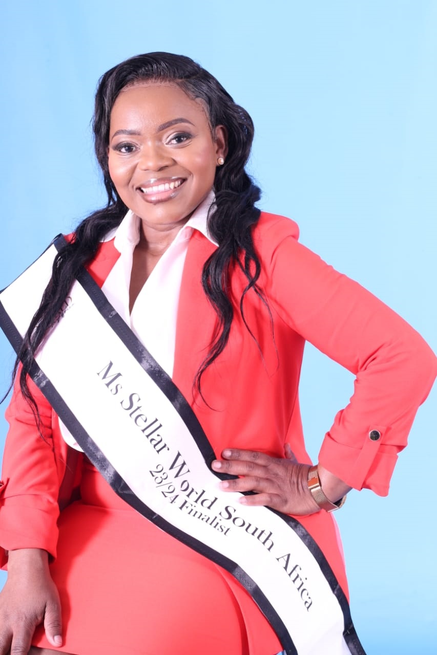 Actress Nonkululeko Sithole, who's a finalist in the Ms Stellar World South Africa pageant. 