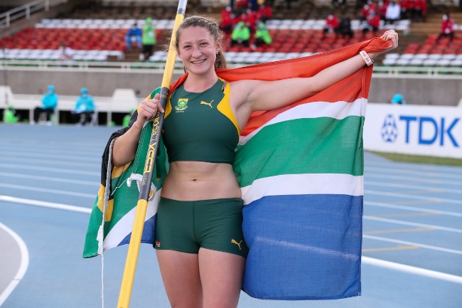SA's Mire Reinstorf claims pole vault gold at World Athletics U20