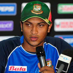 Bangladesh skipper Shakib Al Hasan. (AFP)