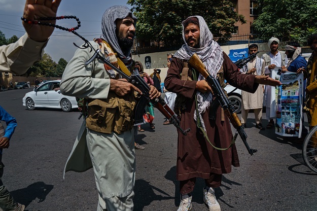 KABUL, AFGHANISTAN -- AUGUST 19, 2021: Taliban fig