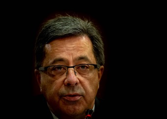 Traces of blood remain a day after Markus Jooste took his own life