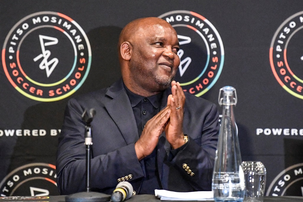 JOHANNESBURG, SOUTH AFRICA - JUNE 17: Pitso Mosimane during the Pitso Mosimane Soccer Schools media launch at The Maslow Hotel Sandton on June 17, 2023 in Johannesburg, South Africa. (Photo by Lefty Shivambu/Gallo Images)